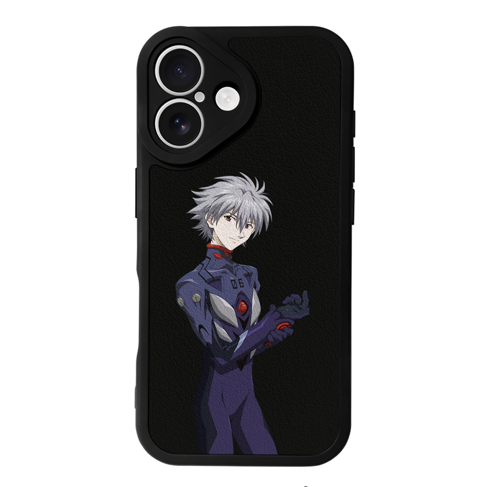 （画像用） EVA 新世紀エヴァンゲリオン 【iPhone 16シリーズ対応】シリコンスマホケース（レザー調） 材質：シリコン